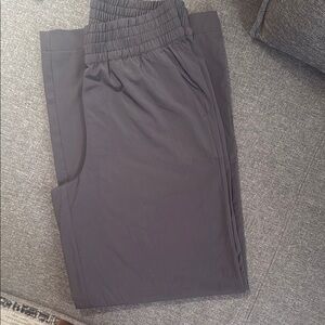 Vuori Black Wide Leg (unlined) Pants with Elastic Waist